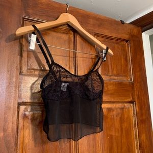 Black lingerie top